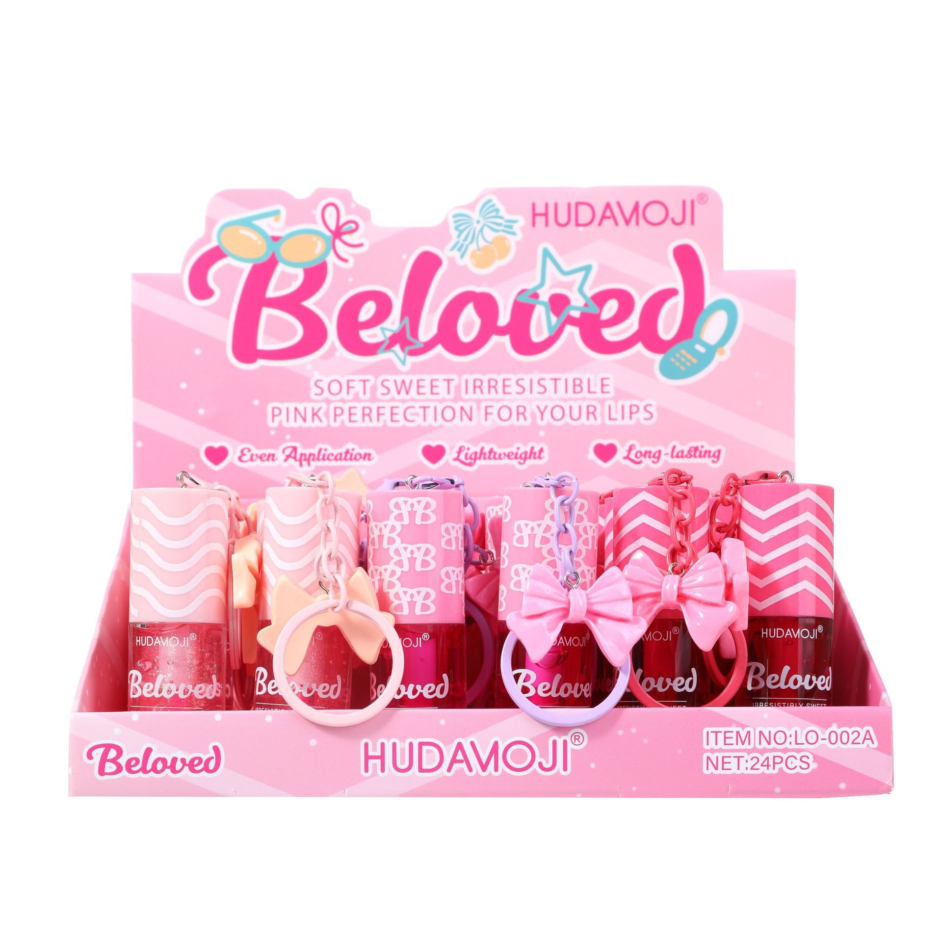 Transfronterizo exclusivo para ondas tropicales llaver de arco de calor decoloración labial aceite hidratante brillante polvo de espejo tierno brillo labial