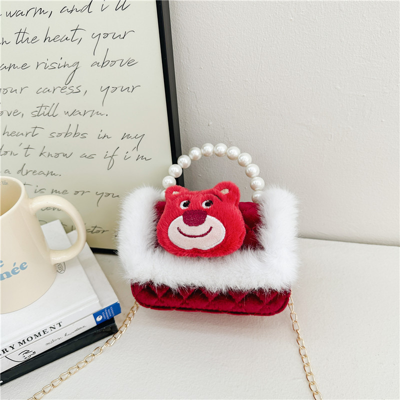 Transfronterizos Amazon bolsos para niños Aisha bolsa de la princesa bolsos de perlas bolsos de mano bolsos de chicas cadenas de comercio exterior