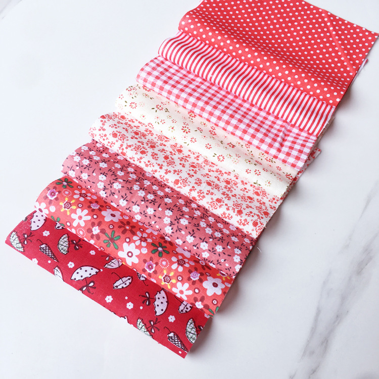 Baojia colchón especial tela de tela novato mosaico de tela pequeña cabeza de tela DIY anillo de pelo parcial hecha a mano