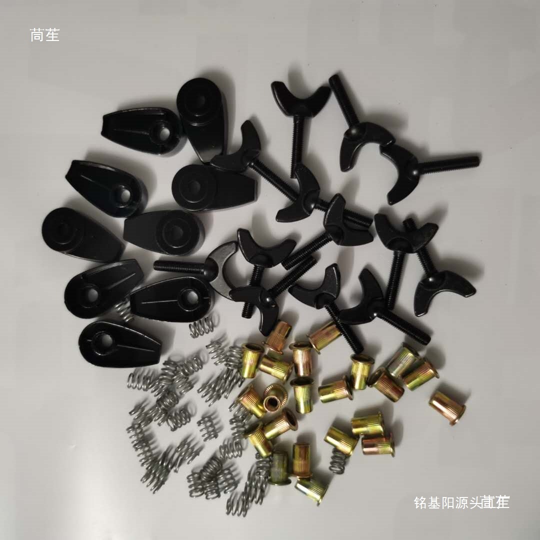 现货供应风机箱门板扣 油烟净化一体机门板钮 空调机组蝴蝶扣