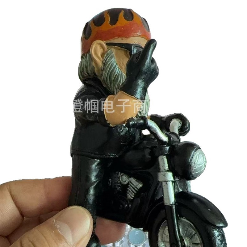 面白いオートバイ中指ノーム面白いオートバイ中指ノーム装飾品|undefined