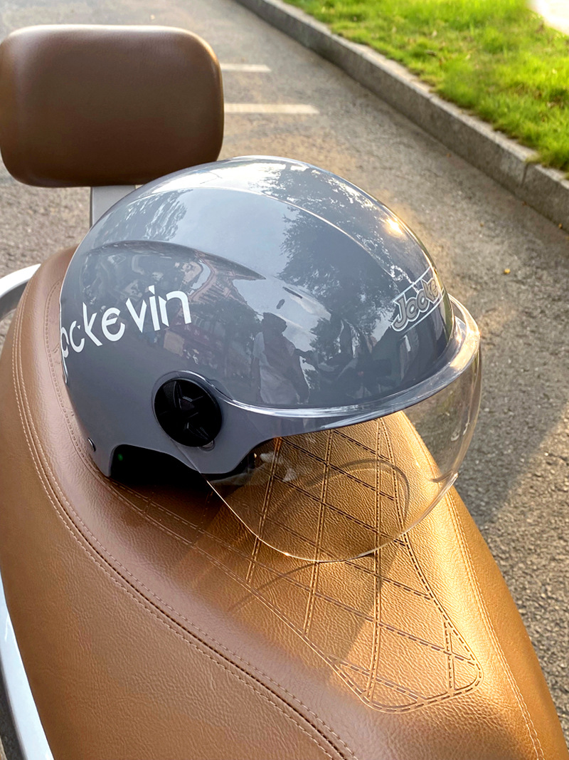 Electric Vehicle Summer Sunscreen Half Helmet - Universal