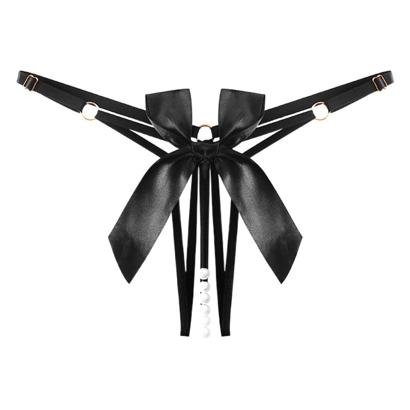 Подъемное горячее Бедро из Бисера Сексуальное нижнее белье для девочек с полым открытым концом очаровательные регулируемые Стринги больших размеров 2295