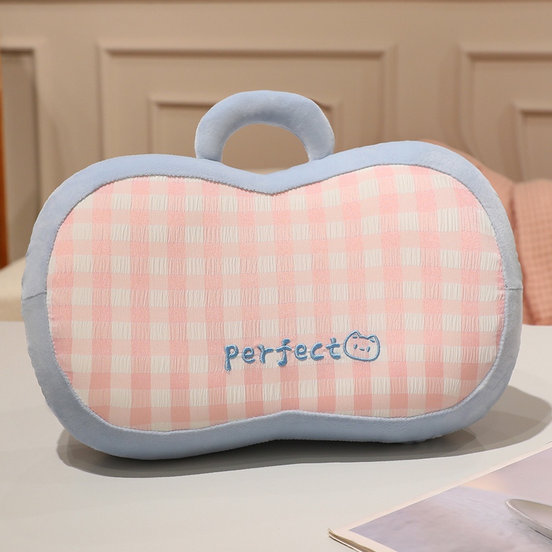Almohada para Siesta de Espuma Viscoelástica y Franela para Oficina y Dormitorio Estudiantil