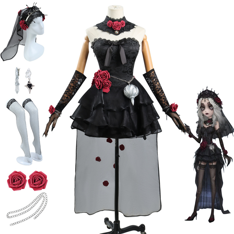 The fifth personality cos suit patient star psychologist long night cosplay costume full game role play