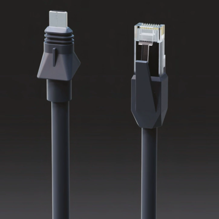 Плоский высокопроизводительный сетевой кабель