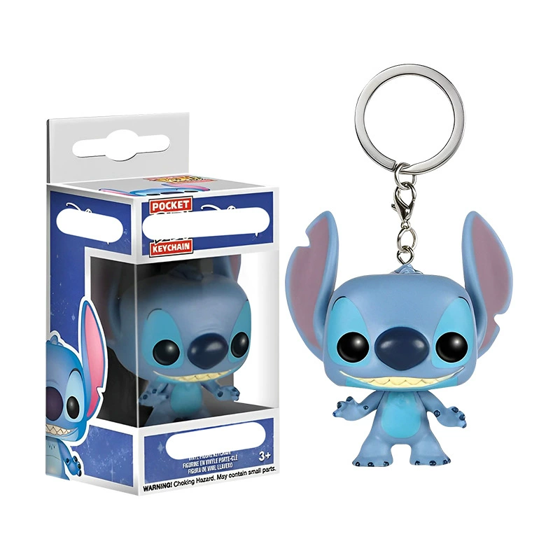 Брелок POP 636 Stitch виниловая фигурка, металлическое кольцо, 6×5×8 см