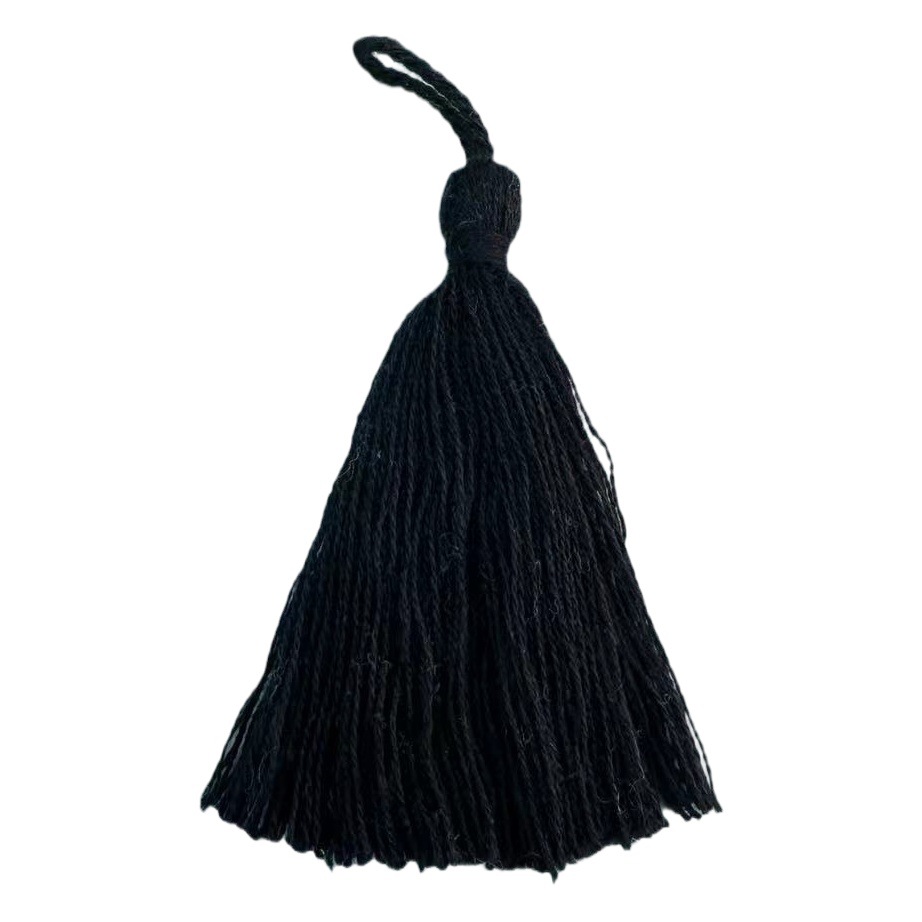 Factory direct cotton plus Q tassel 8cm tassel home textile clothing accessories small tassel spot hanging tassel can be dyed