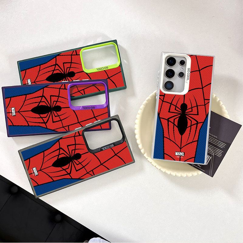 Spider-Man Samsunga56 Creative Mobile Phone Case Suitable for Samsung Galaxy S25 European and American Note20 Trendy S24