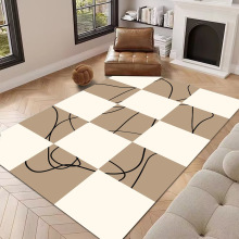 圈绒客厅地毯现代简约家用茶几床边垫2024新款批发卧室地毯轻奢