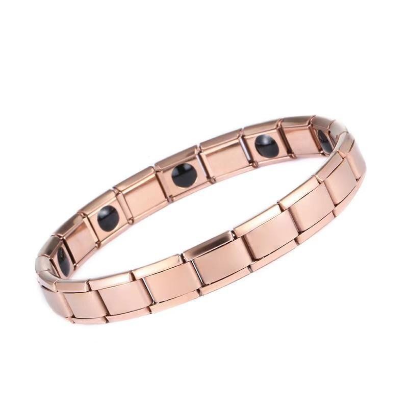 Pulseras de acero inoxidable y titanio para hombre y mujer, populares en el mercado internacional de Longhe, modernas, sencillas y exquisitas, al por mayor.