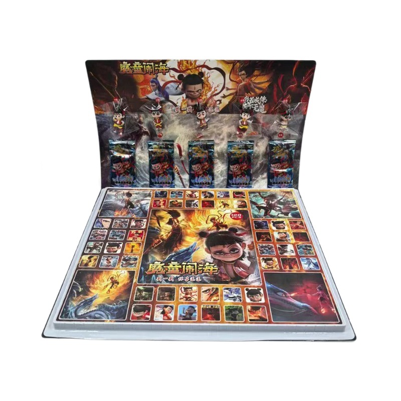 120 en Nezha Dong Dongle niños pequeños regalos recompensas Caixa ciega llaveros nostálgicos puestos juguetes