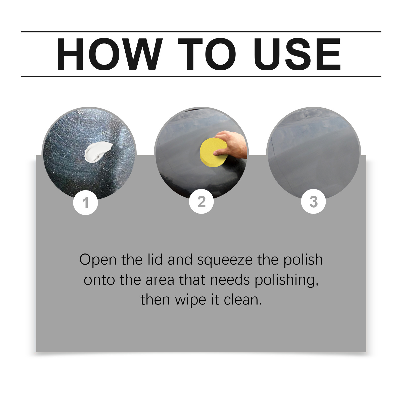 RAYHONG car coating polishing agent car cleaning coating car paint polishing maintenance polishing waxing stain removal