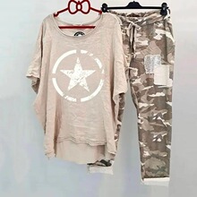 G 32343 Women's Casual Camouflage Set ���e�Բ����b ���l