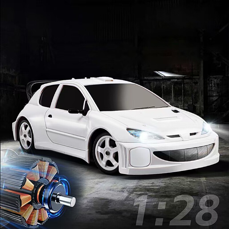 Cross-Border Landa 1:28 Full Scale Four-Wheel Drive Drift Remote Control Car with Steering Gear Rc Car Boy Toy Car