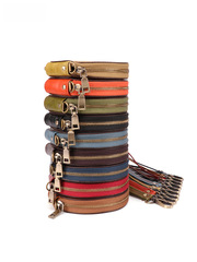 Vintage-style cute mini leather coin purse, round storage bag made from top-layer cowhide—casual clutch wallet available for factory wholesale