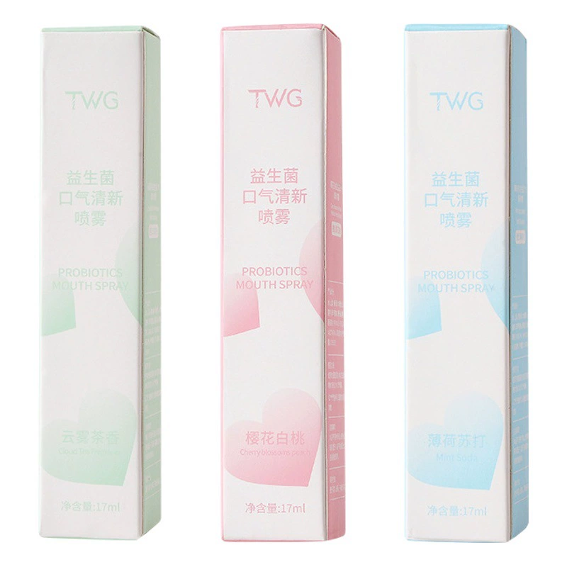 TWG пробиотики дыхательный спрей Белый персик освежитель оральный спрей мятный аромат портативный дыхательный спрей