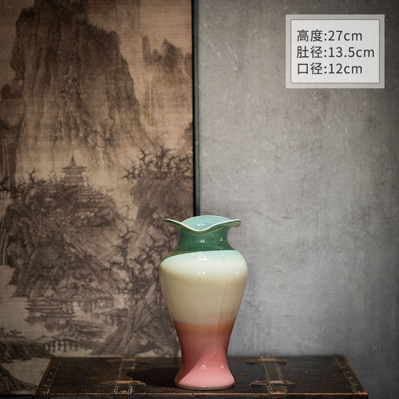 Jingdezhen vintage vasijas de cerámica negra decoraciones decorativas en la sala de estar decoraciones creativas