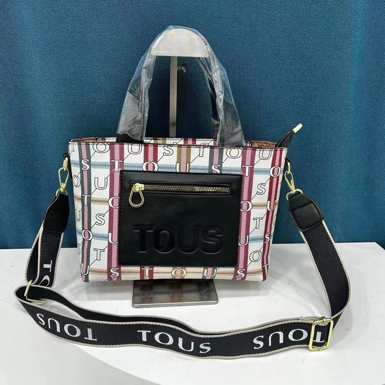 Large-capacity tote bag 2024 new European and American TS armpit bag, western style simple shoulder handbag tote bag_voghion.com