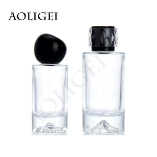 厂家批发时尚新款50ml100ml火山底香水分装瓶15卡口