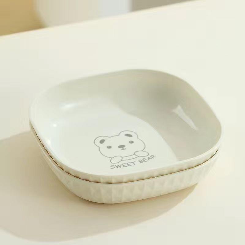 スナックプレート、家庭用骨プレート、フルーツクリエイティブプラスチック皿、テーブルプレート、ゴミベース、骨吐き|undefined