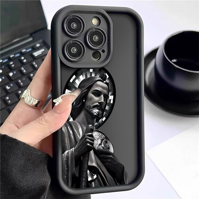 Power Peak Ladder Black New Groove Suitable for Iphone14/15/16/17Promax Mobile Phone Case Protection Power Peak Ladder Black New Groove Suitable for Iphone14/15/16/17Promax Mobile Phone Case Protection