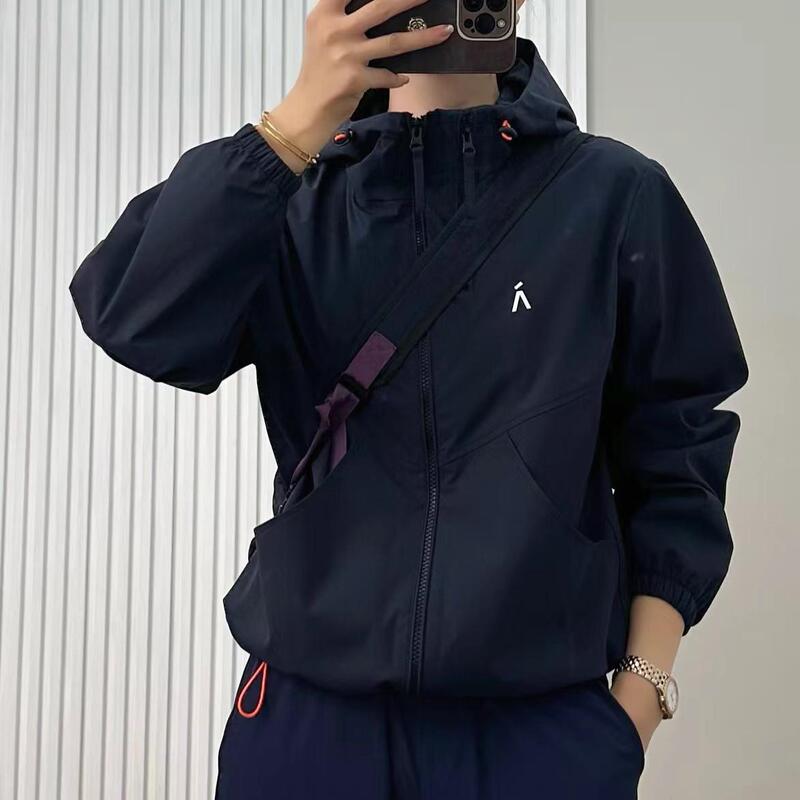澜石！25秋季防水小众设计感双拉链短款连帽宽松百搭外套 24236|undefined