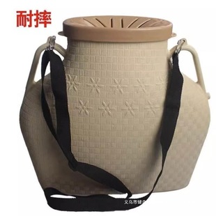 Fall-resistant Monopterus albus Barrel Multi-functional Monopterus albus Barrel Fish Basket Fish New Plastic Fish Basket Fish Lou Silk Flower