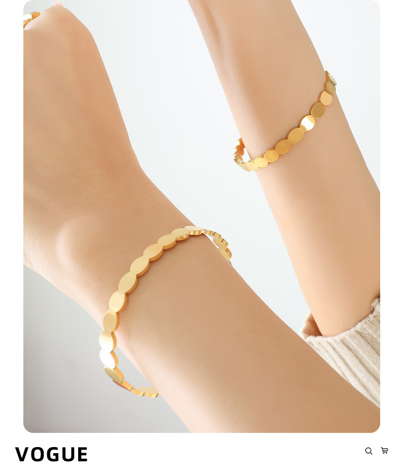 Simple Style Solid Color Titanium Steel Plating Jewelry Set