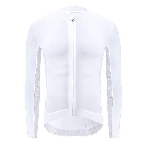 Cross-border exclusive long-sleeved cycling suit high elasticity PRO competitive version road bike plain thin cycling suit Amazon bestseller