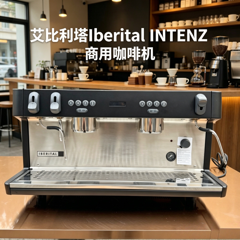 Spanish Iberital Intenz Dual-Head Commercial Semi-Automatic Espresso Machine Spanish Iberital Intenz Dual-Head Commercial Semi-Automatic Espresso Machine
