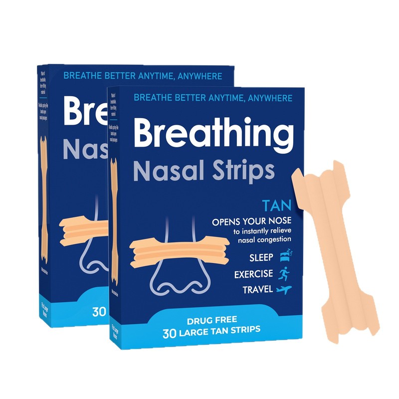 跨境Nasal Strips止鼾贴闭嘴贴加强粘性通气鼻贴护理多规格套装|undefined
