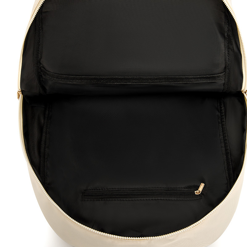 Fábrica al por mayor 2024 nueva mochila casual de color sólido para mujer, mochila para computadora de gran capacidad ligera para desplazamientos urbanos