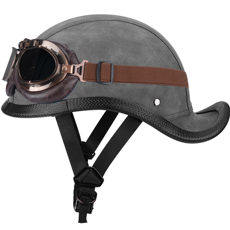 그레이 플레인 가죽 + 브론즈 미러 콕 테일