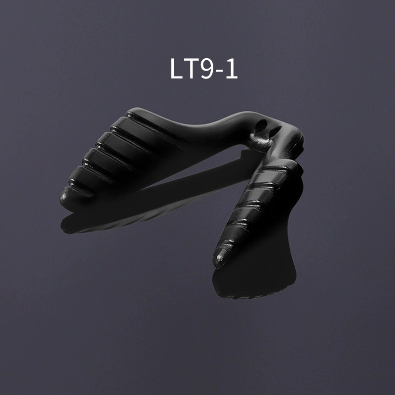 Солнцезащитные очки Спортивное зеркало для верховой езды с двойным отверстием Черное регулируемое седло U-образной формы Цельные очки Nose Pad