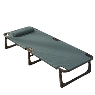 Outdoor Portable Folding Bed Single Office Lunch Break Recliner Army Bed Simple Bed Adult Accompanying Bed
