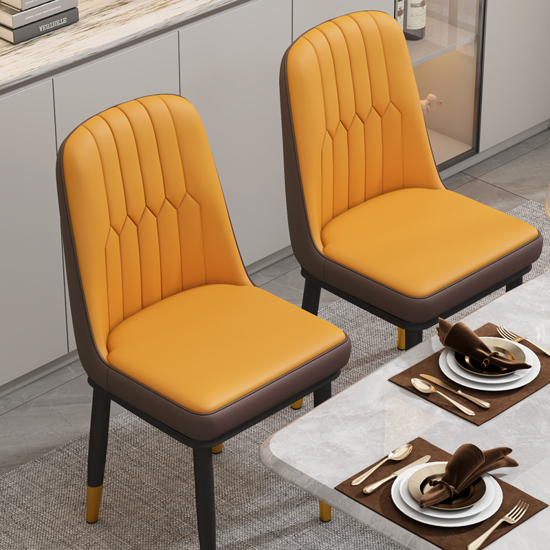 Sillas de comedor domésticas modernas sillas nórdicas de lujo sillas de mesa de comedor sillas de maquillaje casuales taburetes de restaurante de hotel