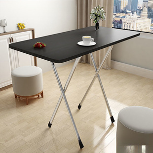 Folding Table for Eating, Rental Room, Dormitory Dining Table, Study Table, Rectangular Street Stall, Home Writing Table, Free Shipping