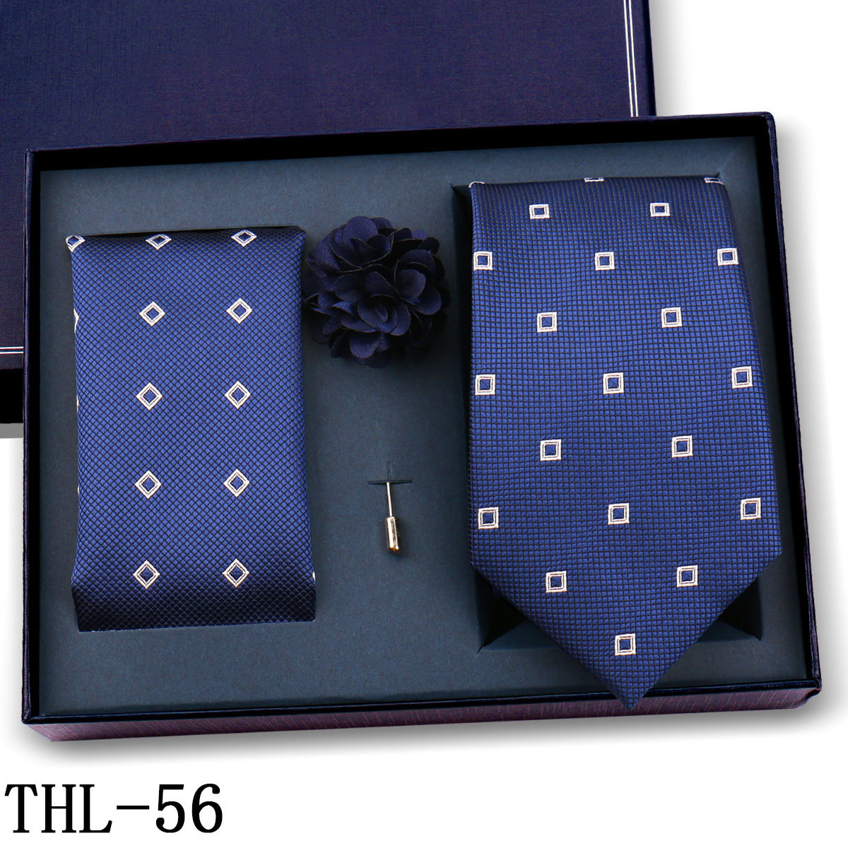 Juego de Corbata y Pañuelo para Hombre Poliéster para Bodas y Eventos de Negocios image 58