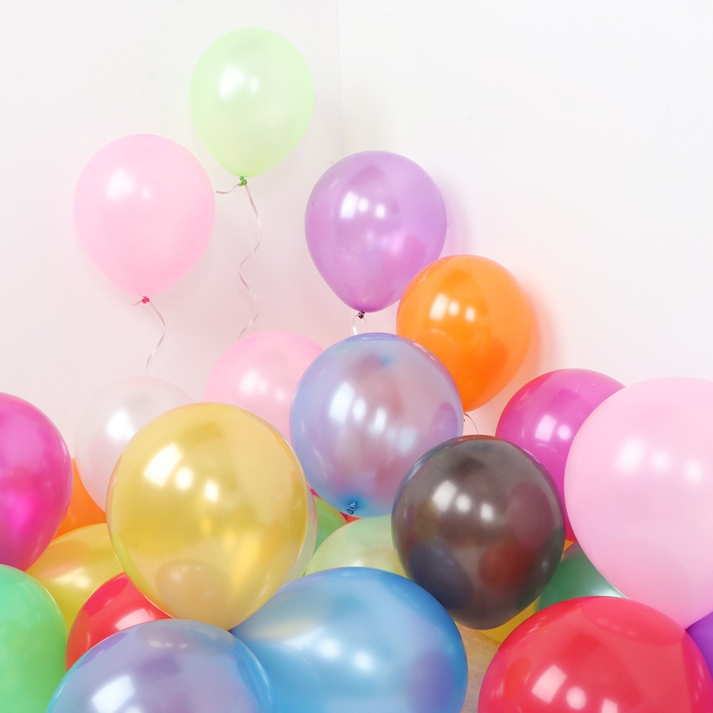 1,8G globo de látex perla fiesta decoración globo arreglo cumpleaños boda Ronda 10 pulgadas 1,8G globo