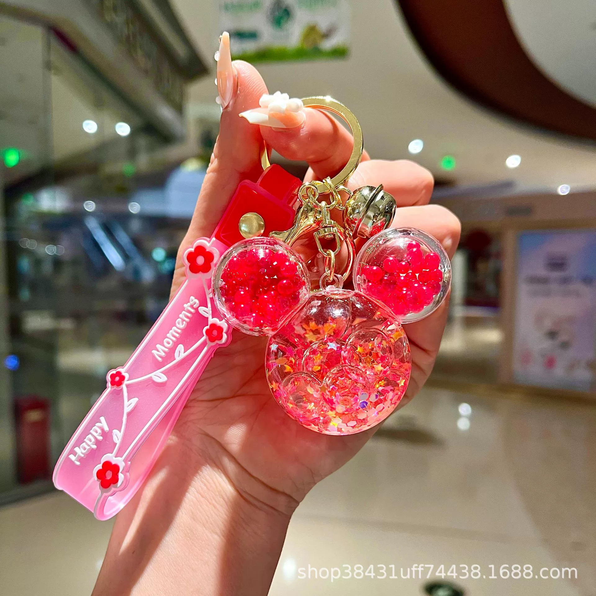 Acrylic keychain, pendant for keys