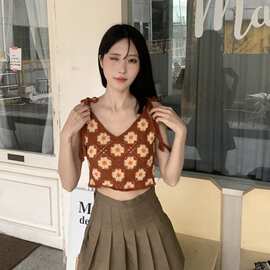 别致惊艳无袖小吊带背心女夏甜辣叠穿外穿设计感独特洋气时髦上衣