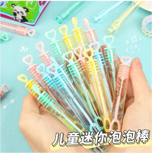 Juguete de burbujas de dibujos animados, mini, portátil, pequeño, para hacer burbujas, juguete de verano, muy vendido, divertido, para niños, para jugar al aire libre.