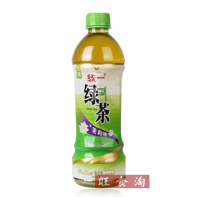统一绿茶茉莉味绿茶饮料500ml*15瓶整箱批发【上海满量包邮】-阿里巴巴