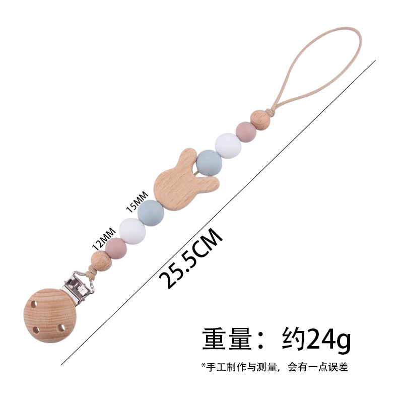 Productos para bebés y niños pequeños clip de chupeta creativo bebé dibujos animados juguetes de beech mordida de dientes molares chupeta cadena anti-caída cadena