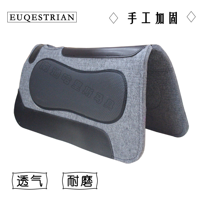Factory Direct Sales Western Saddle Anti-Back Sweat Drawer Cowhide Felt Pad Saddle Pad Shock-Absorbing Pad Quality Assurance