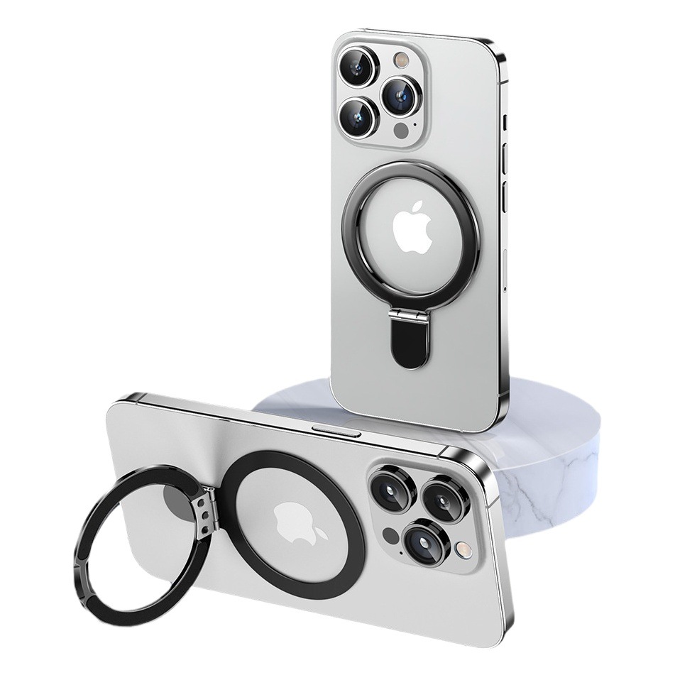 Nuevo soporte de succión magnética inalámbrico portátil perezoso soporte de escritorio Soporte de teléfono móvil magnético