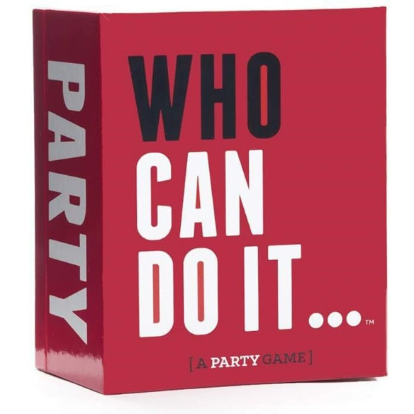 Иностранная торговля термальный продажи на английской версии WHO Can Do it Drunk сбор casual настольная игра карта