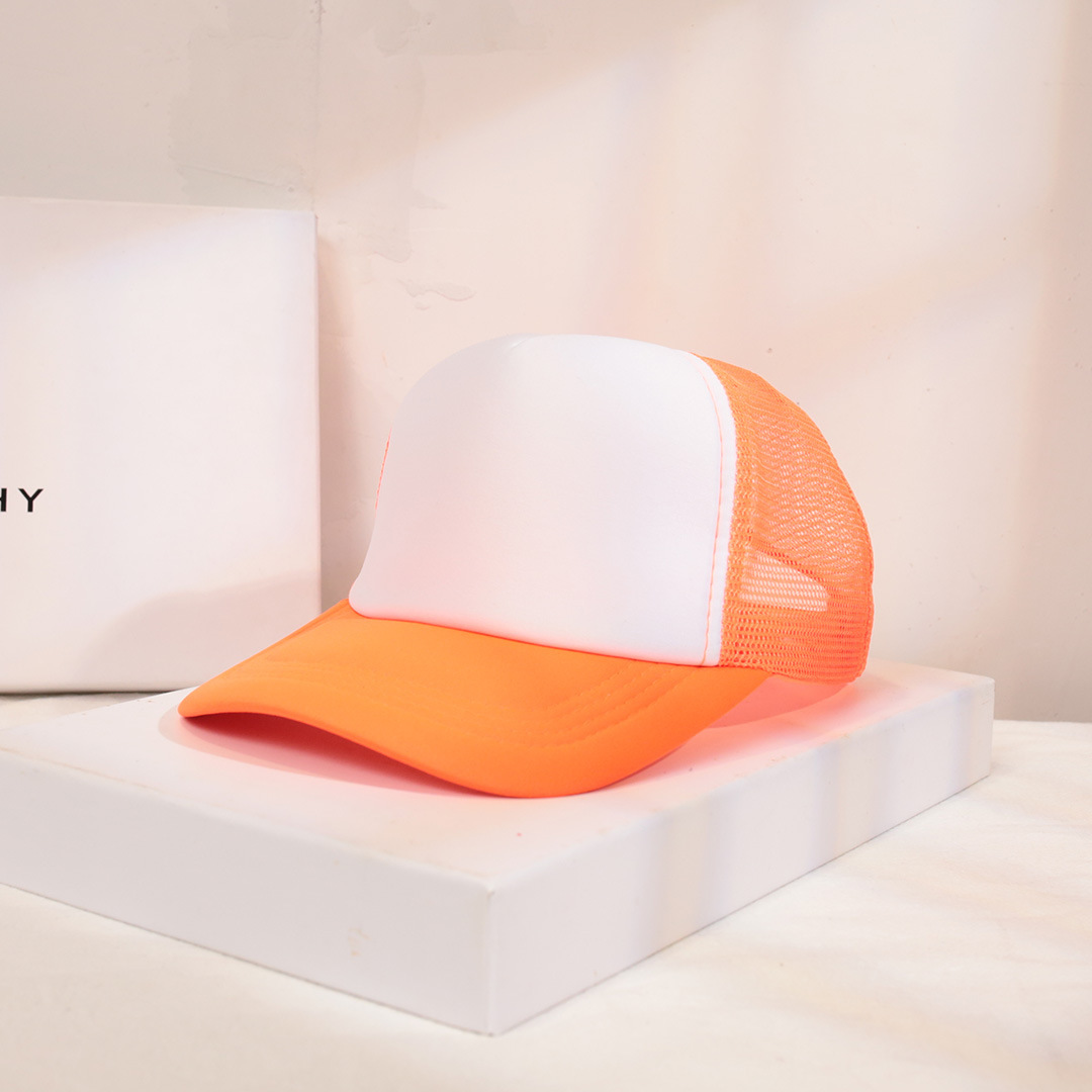 Top naranja oscuro-blanco