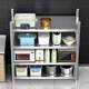 2024 new kitchen shelf countertop floor multi-layer stainless steel shelf multi-function shelf cabinet storage rack